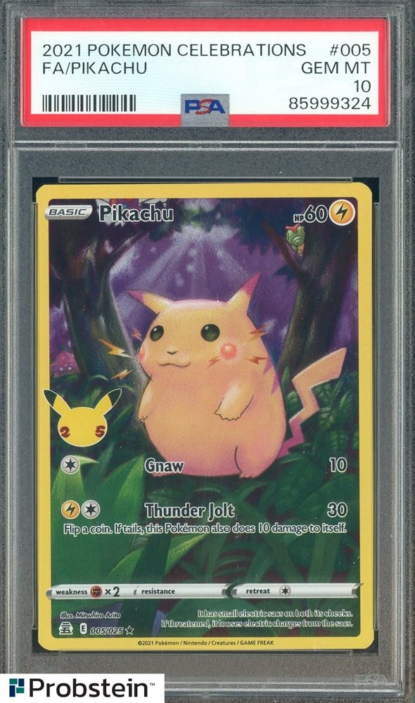 連番５セット【PSA10ピカチュウV25th PIKACHU 005/015 連番5セット【PSA10ピカチュウV25th PIKACHU 005/015 Japanese