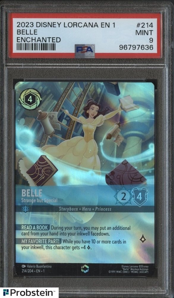 ベル　エンチャンテッド　psa9 PSA 9 MINT ✨ - Belle - Strange but Special (Enchanted) 214