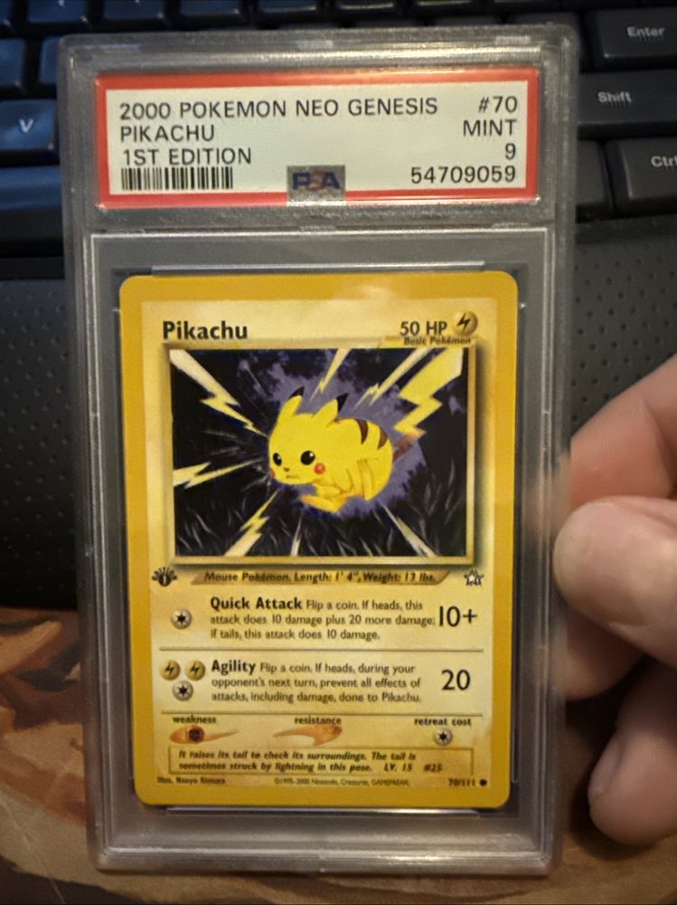 Auction Prices Realized Tcg Cards 2000 POKEMON NEO GENESIS 1ST