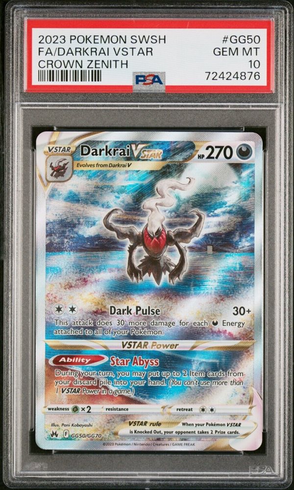 【PSA10】ダークライvstar SAR/Darkrai PSA 10 Gem Mint Darkrai Vstar 008/020 Vstar Starter Set 2022