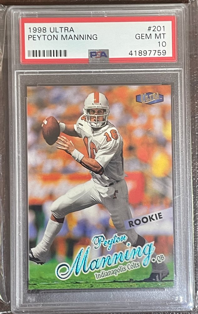Auction Prices Realized Football Cards 1998 ULTRA Peyton Manning