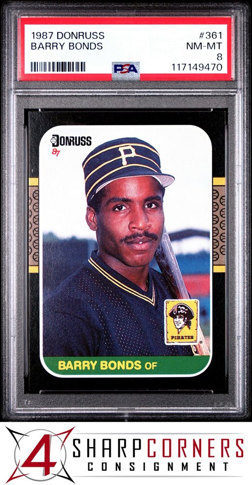 Auction Prices Realized Baseball Cards 1987 DONRUSS Barry Bonds