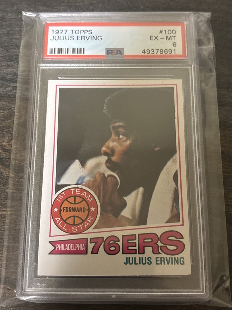 その他 PSA 6 - Julius Erving - 1977 Topps 1977 Topps Basketball #100 Julius Erving NM/MT *d6 | eBay