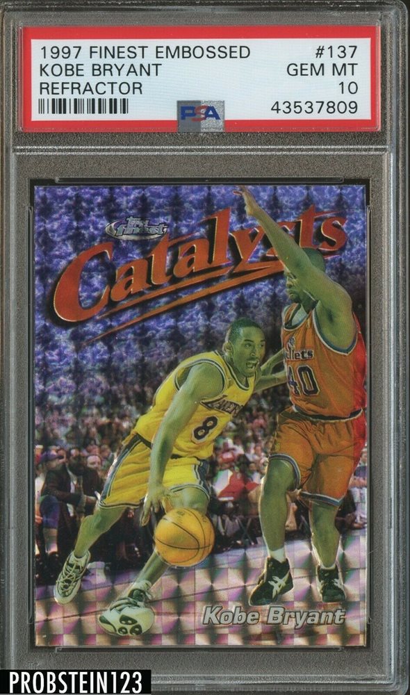 eBay Auction Item 382988674245 Basketball Cards 1997 Finest Embossed