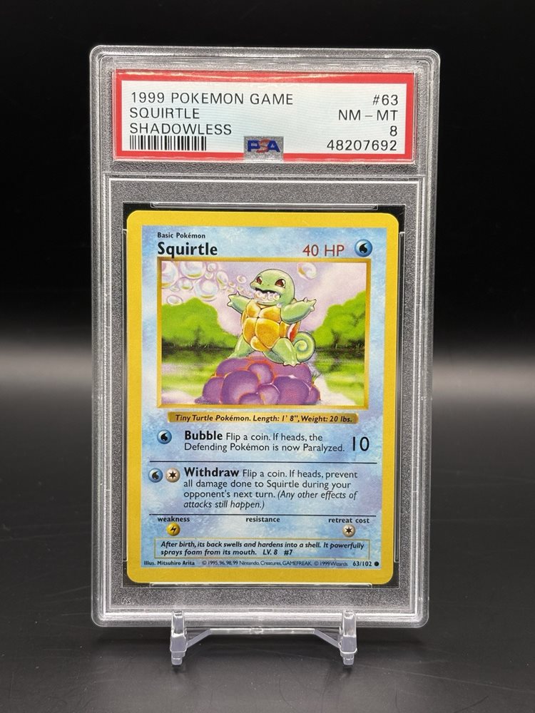 ゼニガメ 英語版 Shadowless Squirtle PSA9 Squirtle [Shadowless] #63 Prices | Pokemon Base Set