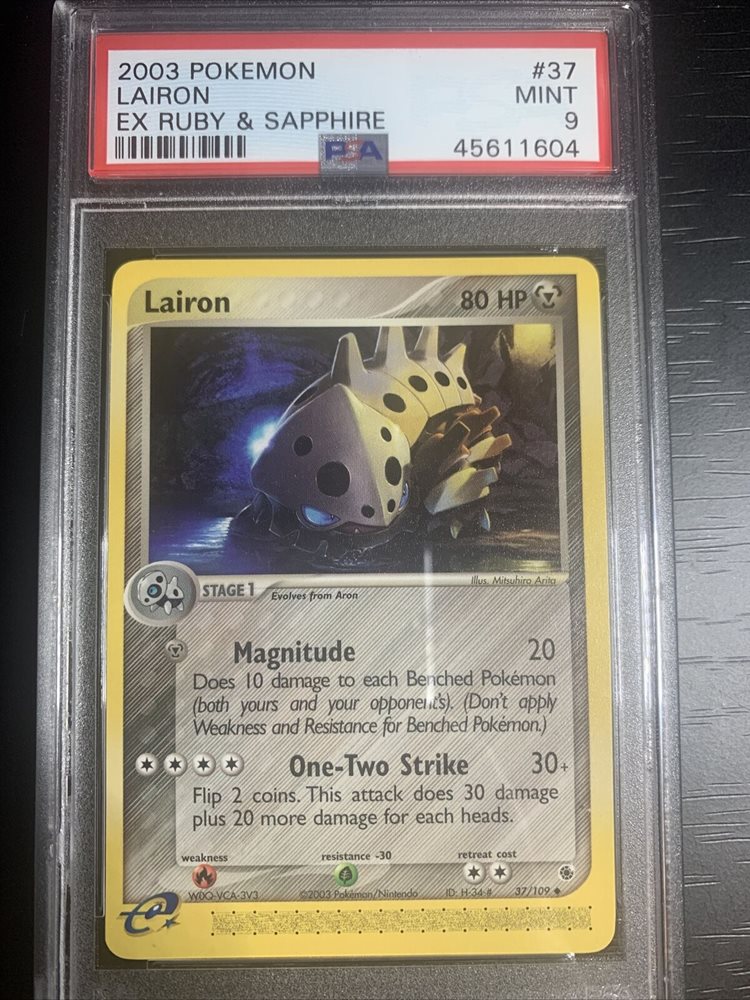 Auction Prices Realized Tcg Cards 2003 POKEMON EX RUBY & SAPPHIRE Lairon Auction Prices Realized Tcg Cards 2003 POKEMON EX RUBY & SAPPHIRE Lairon