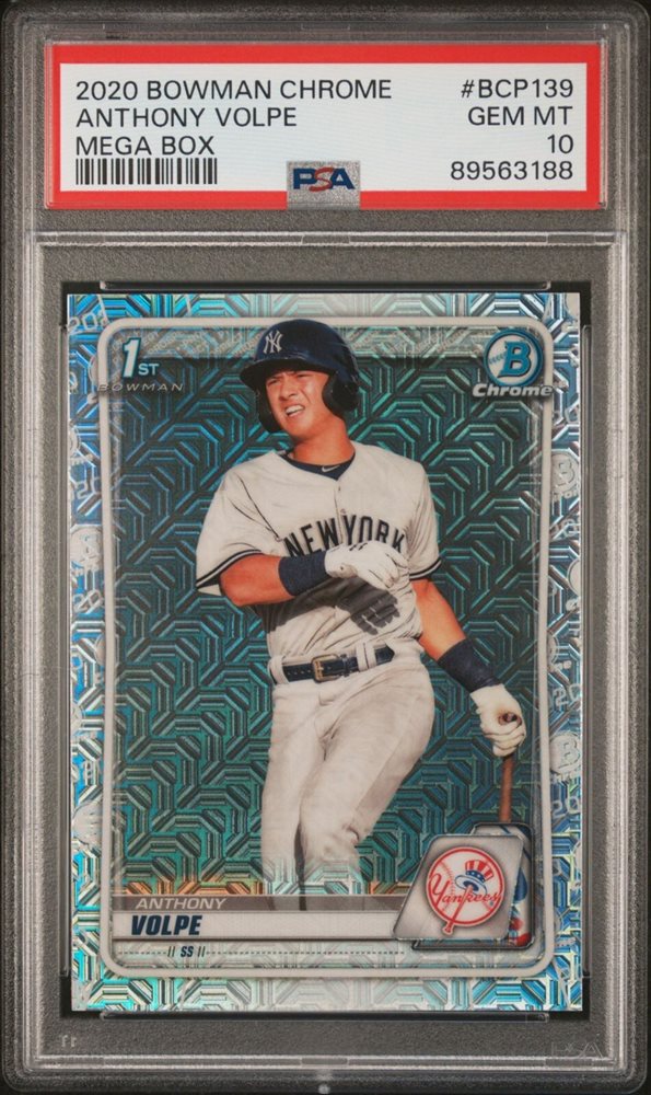 その他 2020 bowman anthony volpe auto psa10 Anthony Volpe 2020 Bowman #CPA-AV Chrome Prospect Auto (1st