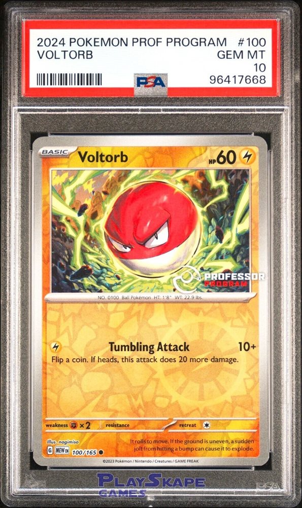 ポケカ 海外Professor program Voltorb PSA9 Pokémon TCG: Voltorb PROFESSOR PROGRAM Paldea Evolved 66/193