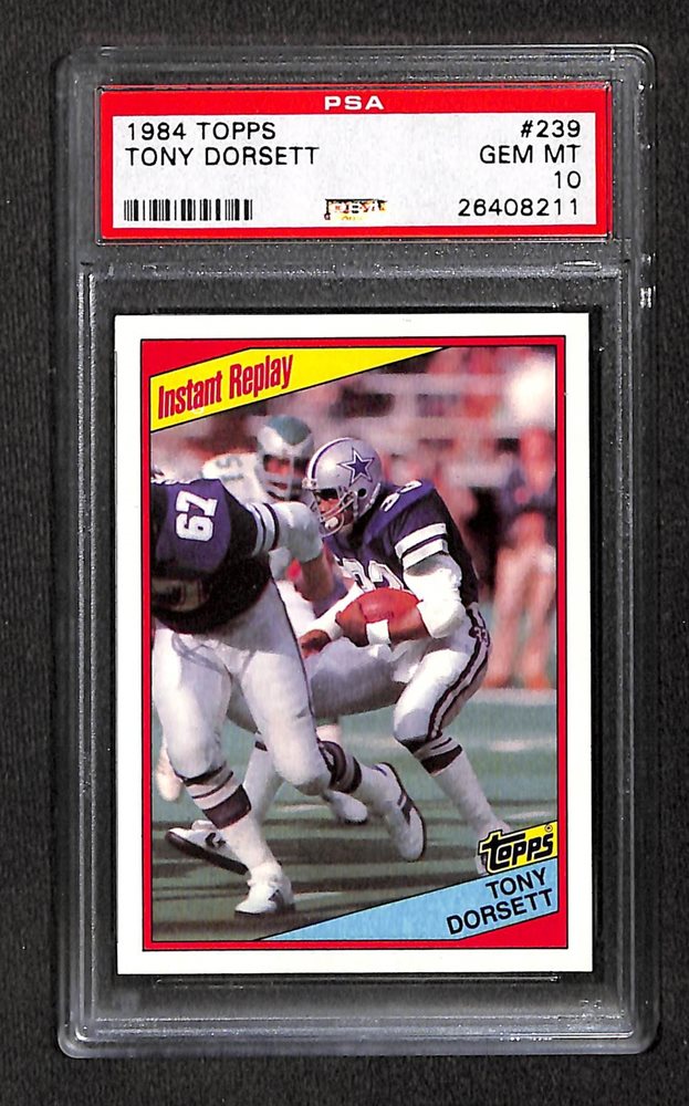 Auction Prices Realized Football Cards 1984 TOPPS Tony Dorsett