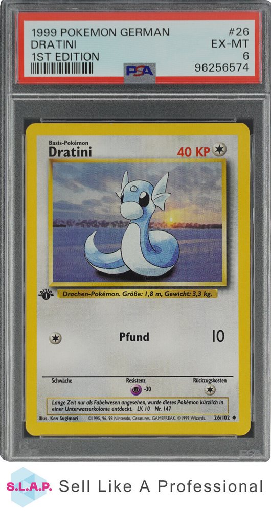 1999 dratini pokemon card Dratini