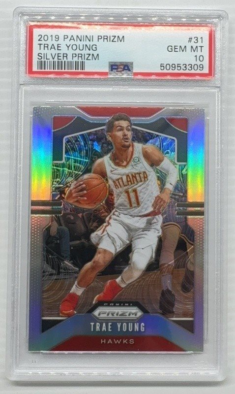 2019 NBAカード Trae Young サイン 10シリ Amazon.com: Trae Young 2019 Panini Mosaic Basketball Card