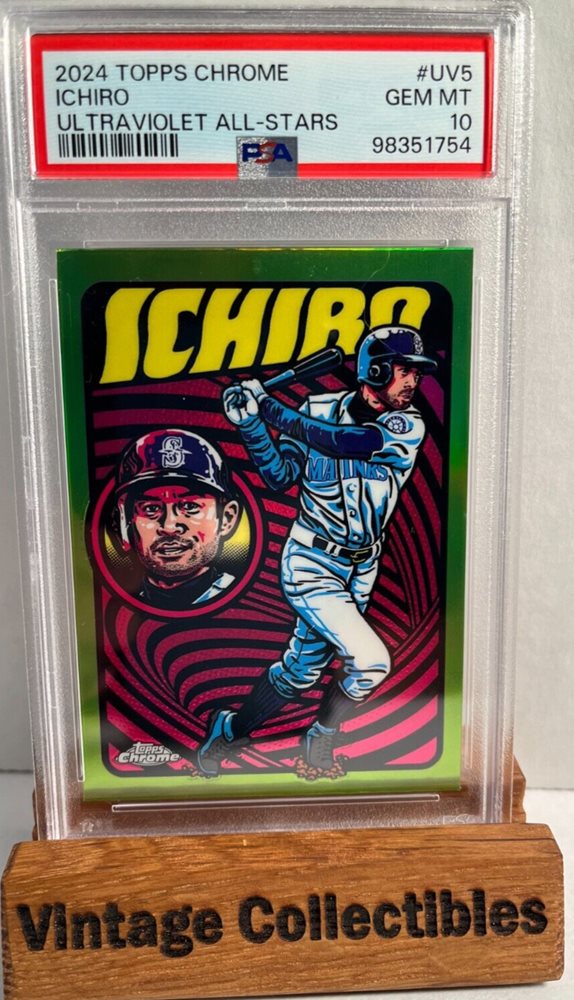 ゲームセンター・ゲームカード 2022 Topps Chrome Ichiro Auto PSA WBC ゲームセンター・ゲームカード 2022 Topps Chrome Ichiro Auto
