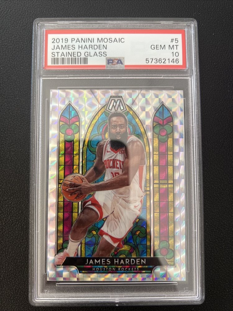 2019 Panini Mosaic James Harden/10 PSA10