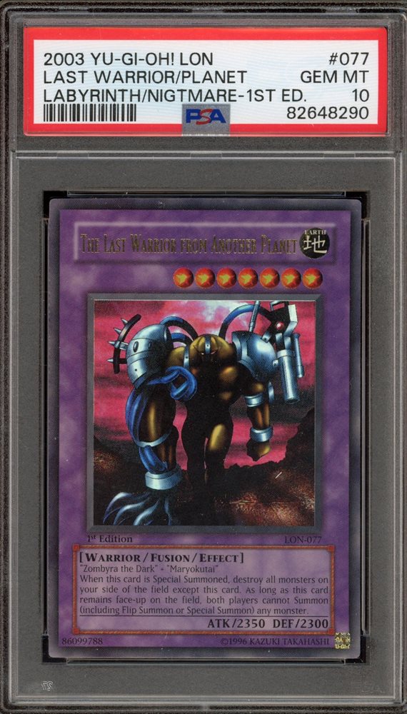 Auction Prices Realized Tcg Cards 2003 YU-GI-OH! LON
