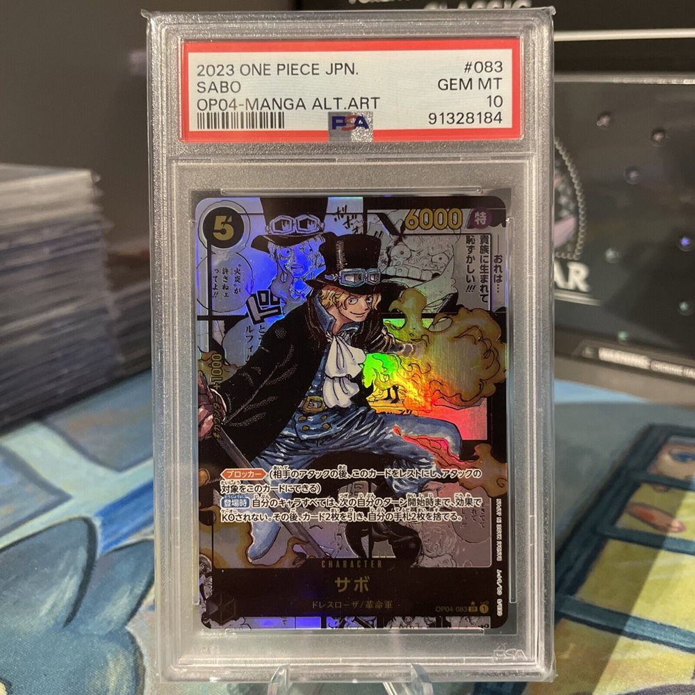 2023 ONE PIECE OP04 JP サボ PSA10 Auction Prices Realized Tcg Cards 2023 ONE PIECE JAPANESE