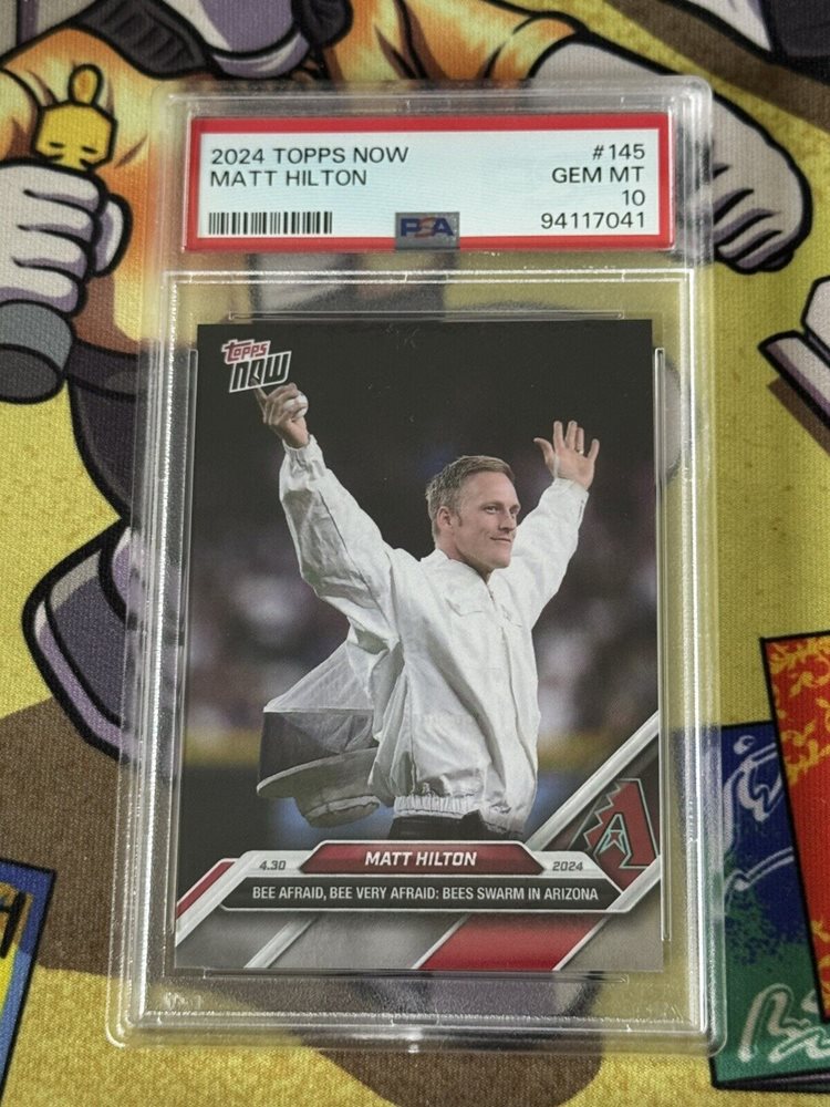 Auction Prices Realized Baseball Cards 2024 TOPPS NOW Matt Hilton