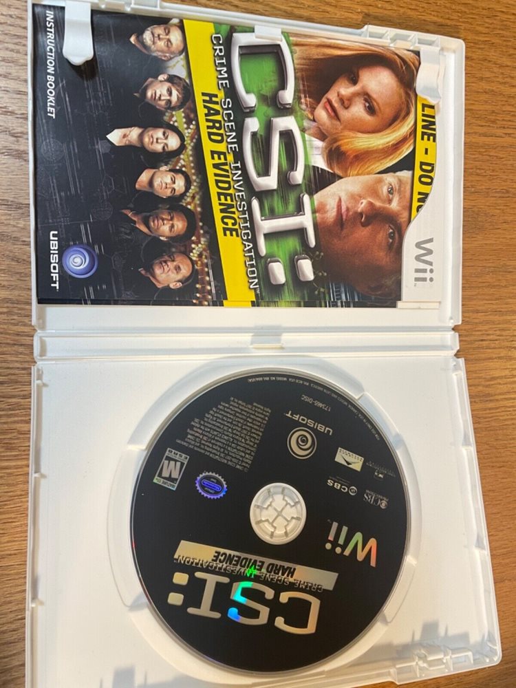 CSI Hard Evidence Nintendo Wii CIB Complete