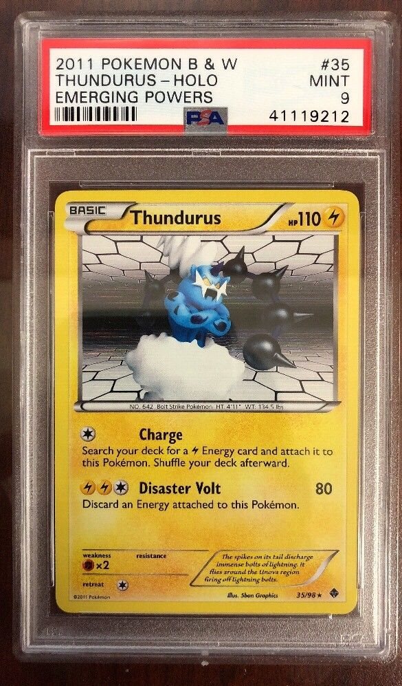 thundurus pokemon card price Pokemon - Black & White - BW Black Star Promos - Thundurus EX main image 1