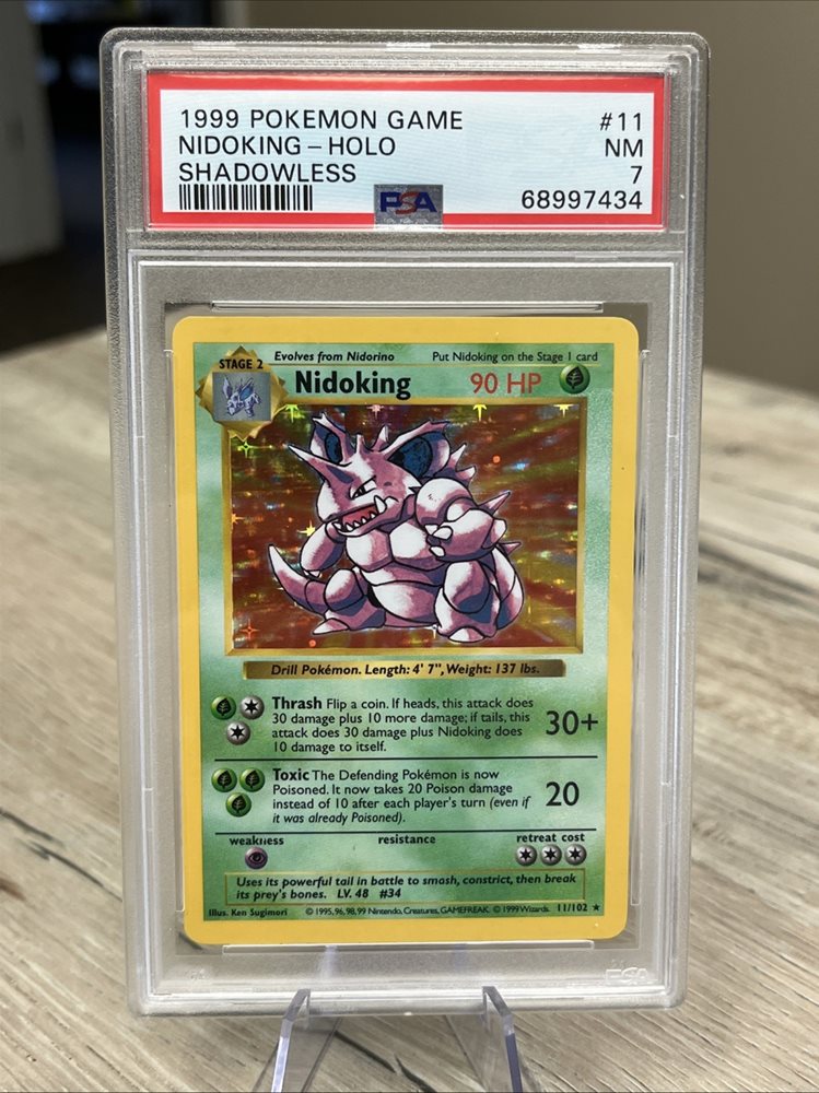 ニドキング Shadowless シャドーレス base set ニドキング Shadowless