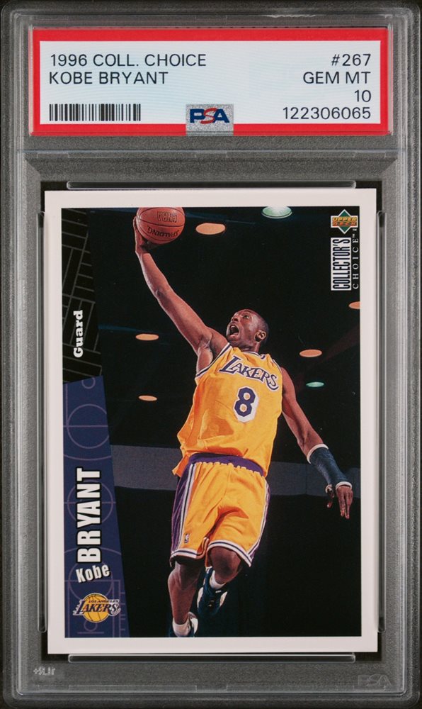 コービー・ブライアント 1996 Upper Deck RC PSA 9 Auction Prices Realized Basketball Cards 1996 COLLECTOR'S CHOICE