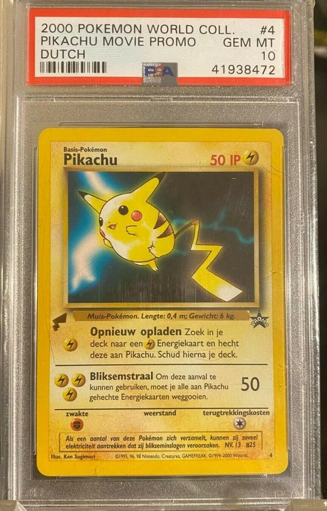pokemon pikachu movie card Pokemon TCG main image 1