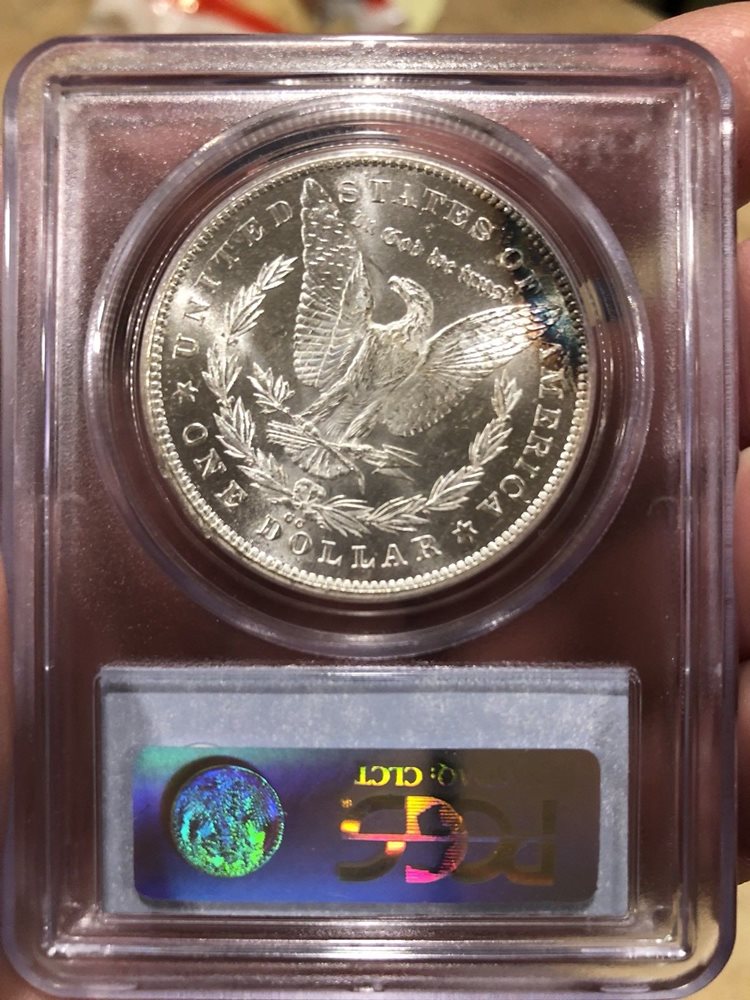 1878-CC $1 Morgan PCGS MS-63 Rotated Reverse Error! Carson City