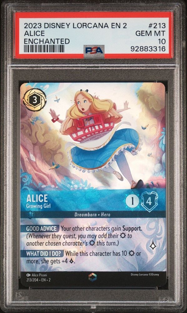 LORCANA ロルカナ enchanted ミニー PSA10 【公式通販】