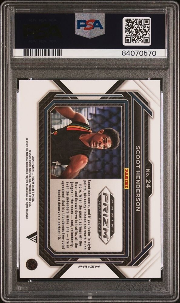 その他 SCOOT HENDERSON PRIZM DRAFT VENOM PSA10 2023-24 Panini Prizm Draft Picks Rookie Venom Scoot
