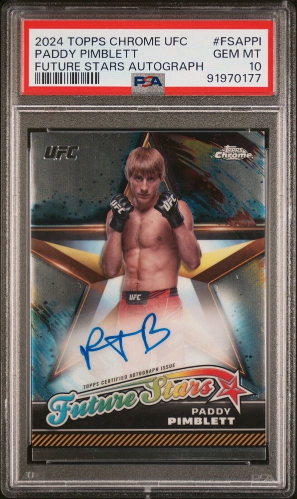 UFC　パディ・ピンブレット　ゴールドディスコ10シリカード　psa9 UFC パディ・ピンブレット ゴールドディスコ10シリカード psa9