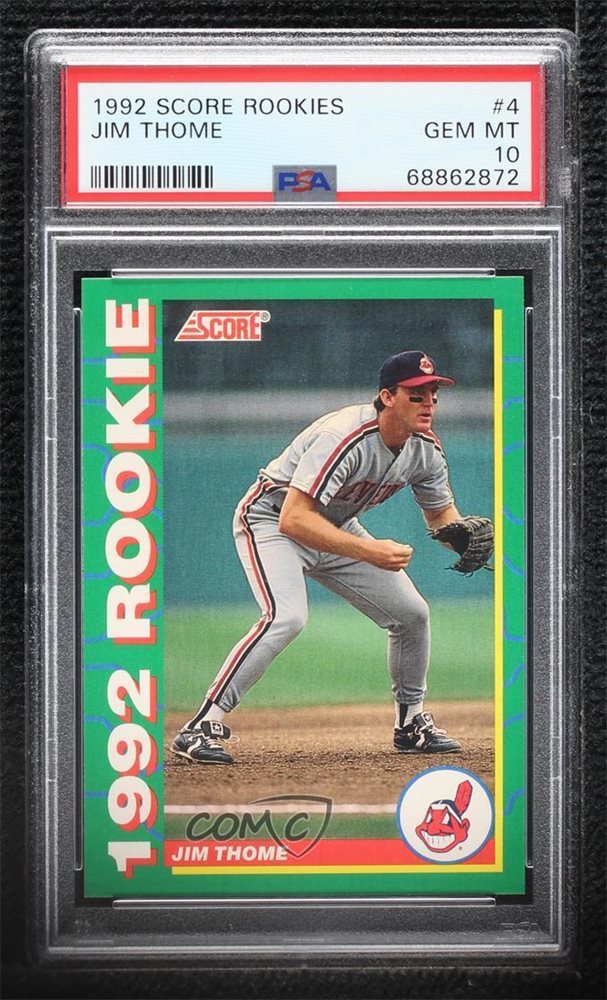 Auction Prices Realized Baseball Cards 1992 SCORE ROOKIES Jim Thome