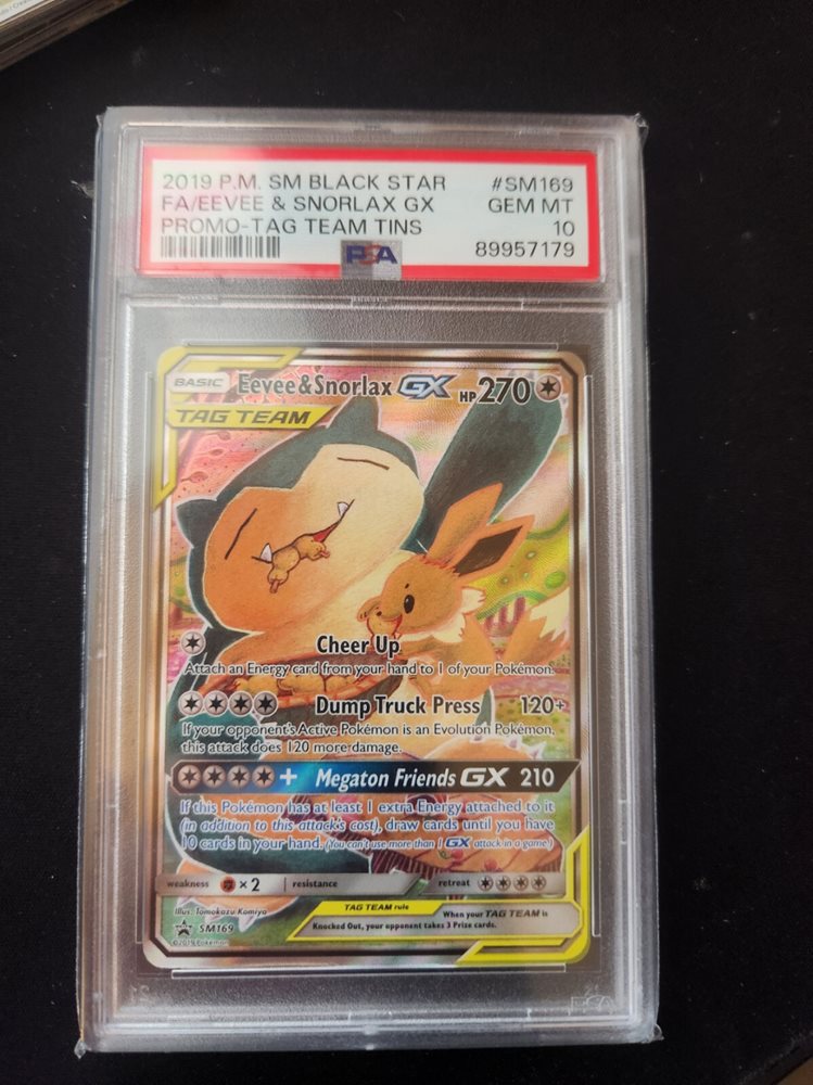 イーブイ＆カビゴンGX/Eevee & Snorlax GX psa10（PSA 10 Eevee