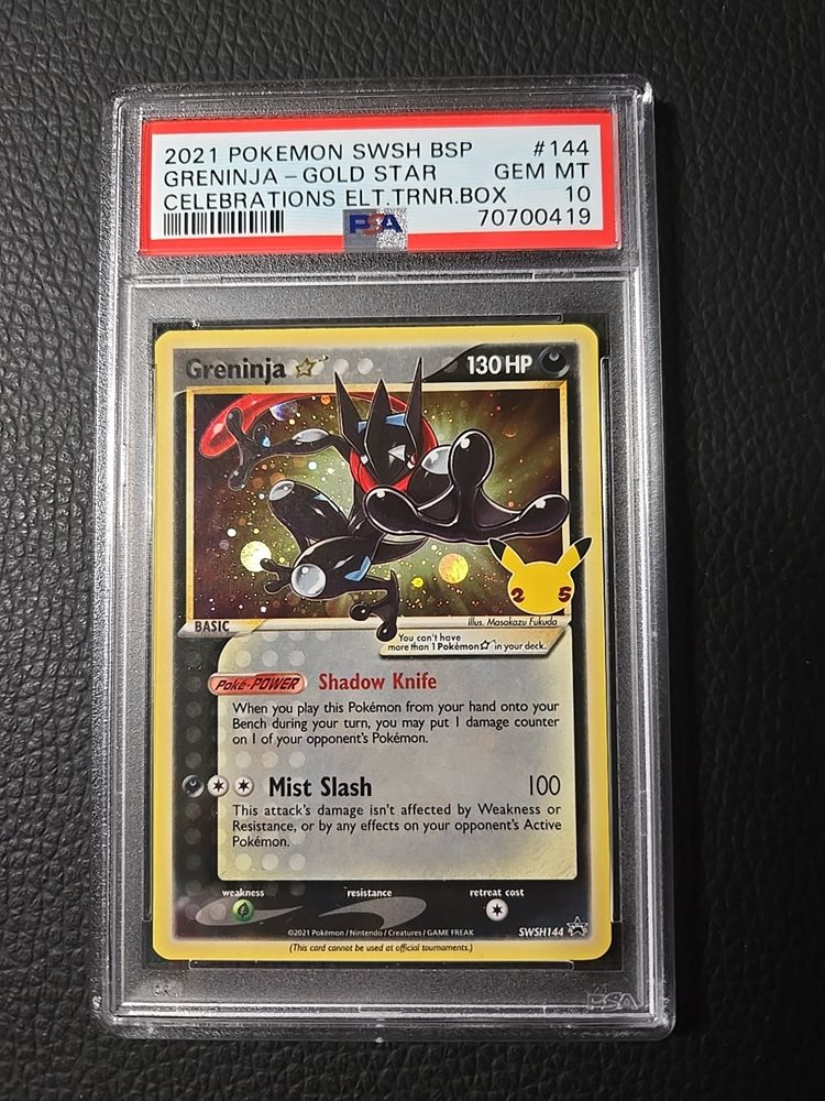 【PSA9】ゲッコウガ ゴールドスター Greninja ゲッコウガ / Greninja Gold Star - SWSH144 - Promo (25th