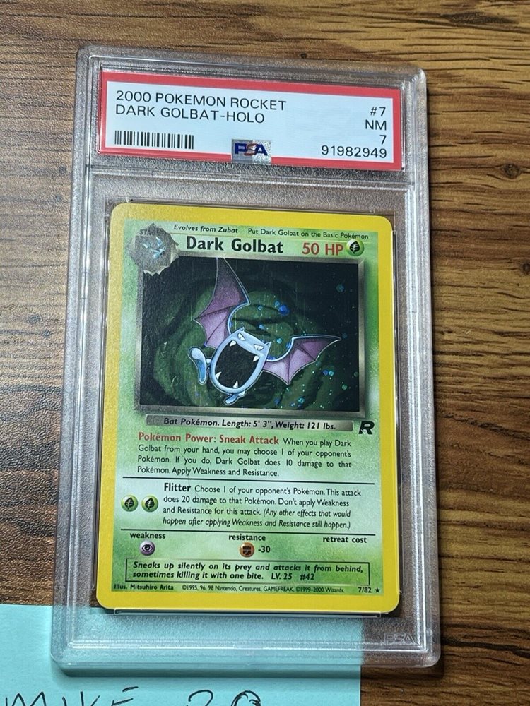 ポケモン Dark Golbat 50 HP Team Rocket PSA品質 ポケモン Dark Golbat 50 HP Team Rocket PSA品質