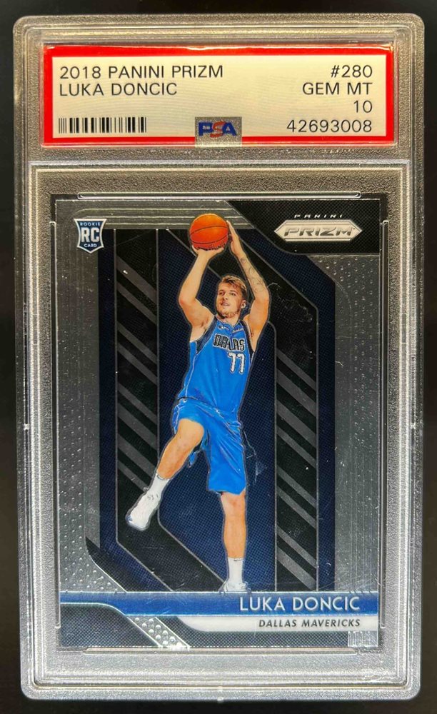 ルカ ドンチッチ Panini Crown e RC PSA 10 Luka Dončić 10 Graded Basketball Rookie Sports Trading Cards
