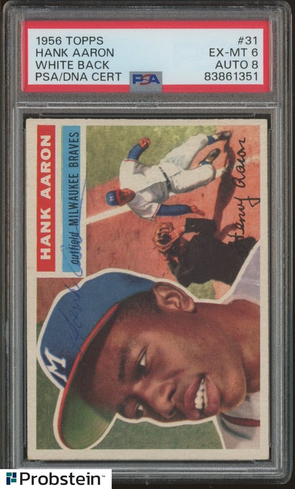 Auction Prices Realized Baseball Cards 1956 TOPPS Hank Aaron