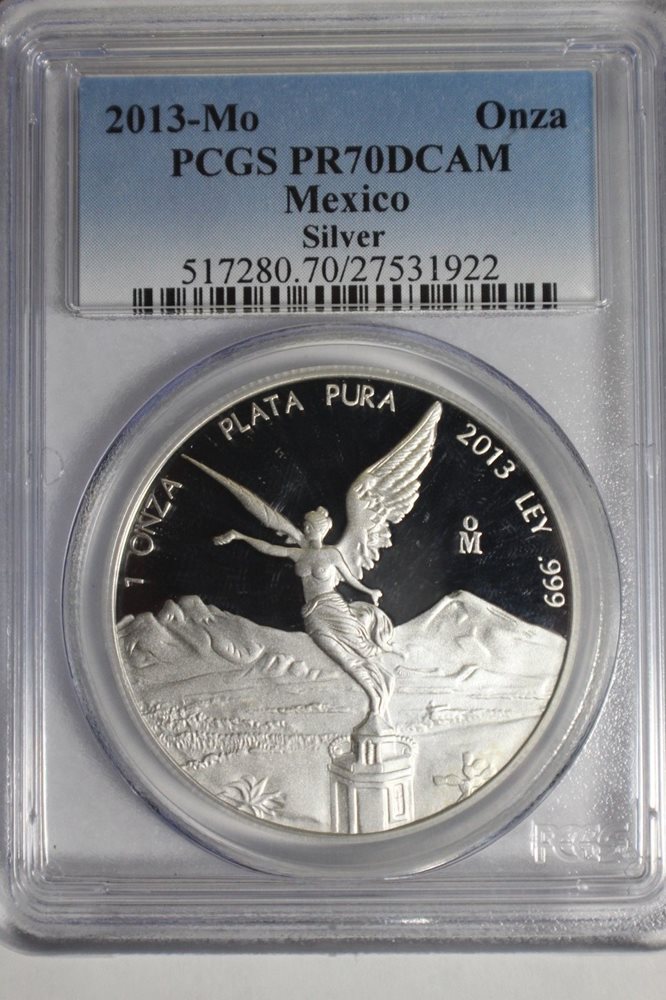 2019 Mo Mexico Silver Libertad Proof 1 oz 1 Onza PCGS PR70 DCAM First Strike