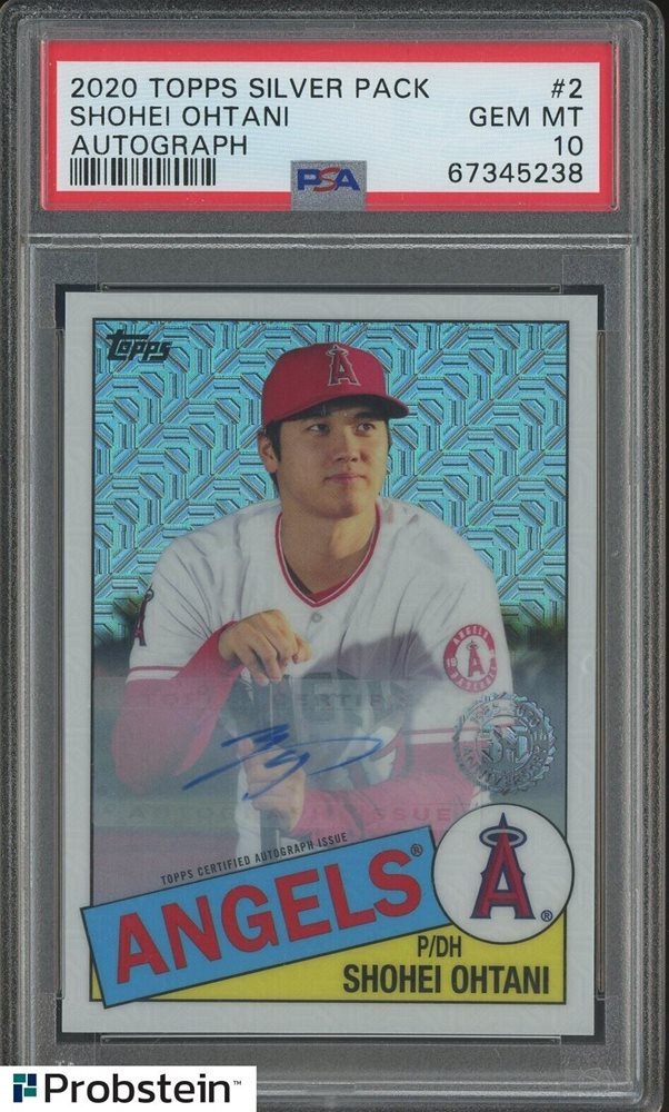 2020 Topps Silver Pack SHOHEI OHTANI 大谷翔平 #2 PSA9 MINT