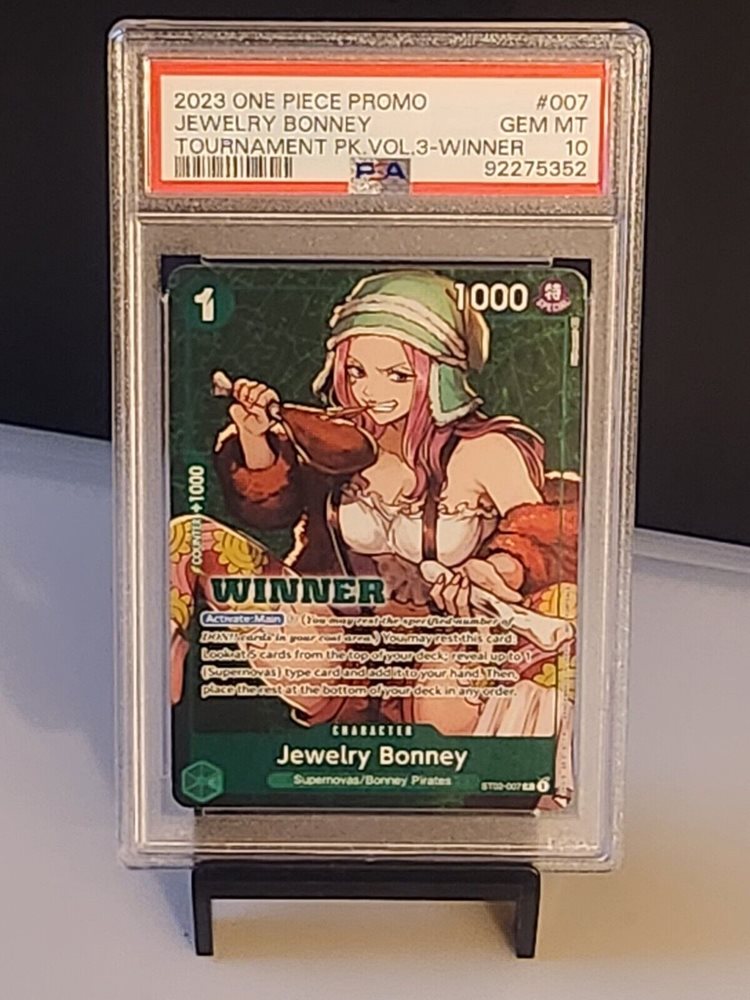 ジュエリー・ボニー　WINNERパックVol.3 PSA10 Auction Prices Realized Tcg Cards 2023 ONE PIECE PROMOS