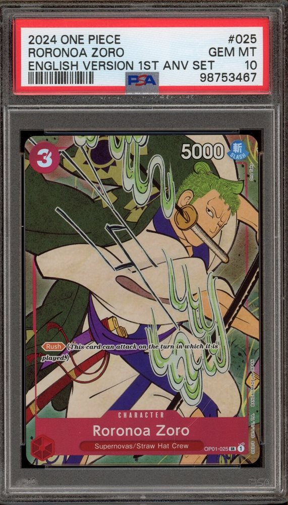 Auction Prices Realized Tcg Cards 2024 ONE PIECE ENGLISH VERSION
