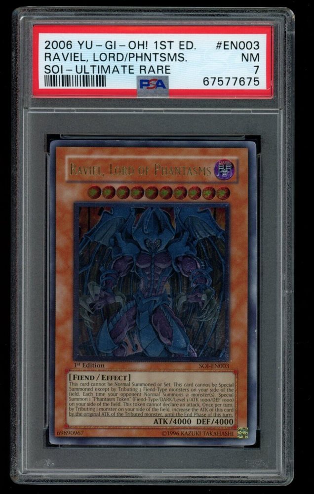 Yugioh PSA 10 Raviel, Lord Of Phantasm Shadow Of Infinity