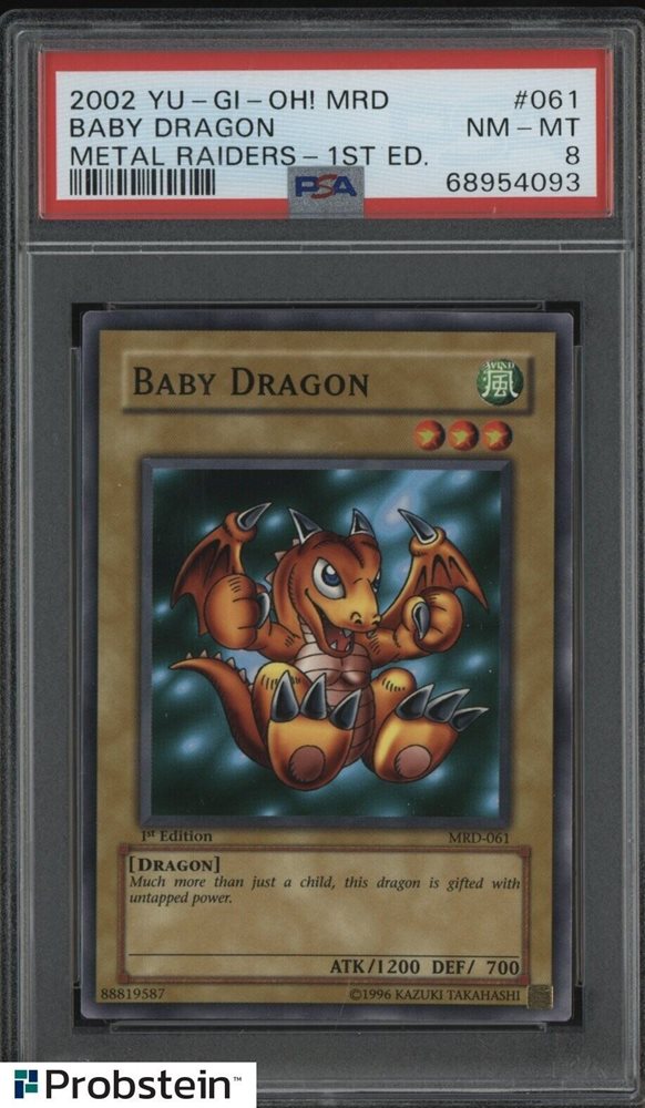 ベビードラゴン PSA9 Auction Prices Realized Tcg Cards 2002 YU-GI-OH! MRD-METAL