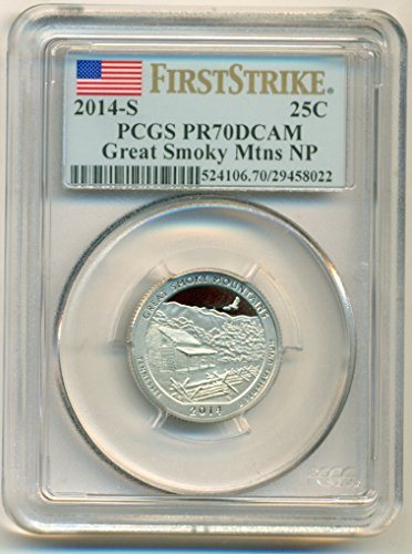 2014-S Flag Silver Great Sand Dunes Park Quarter PR69DCAM PCGS Proof 69 DC