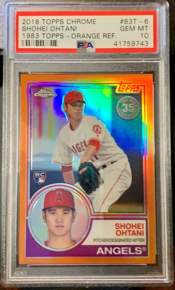 Topps chrome2018 83T-6 SHOHEI OHTANI 2枚 2018 Topps Chrome - Shohei Ohtani #83T-6 for sale | eBay
