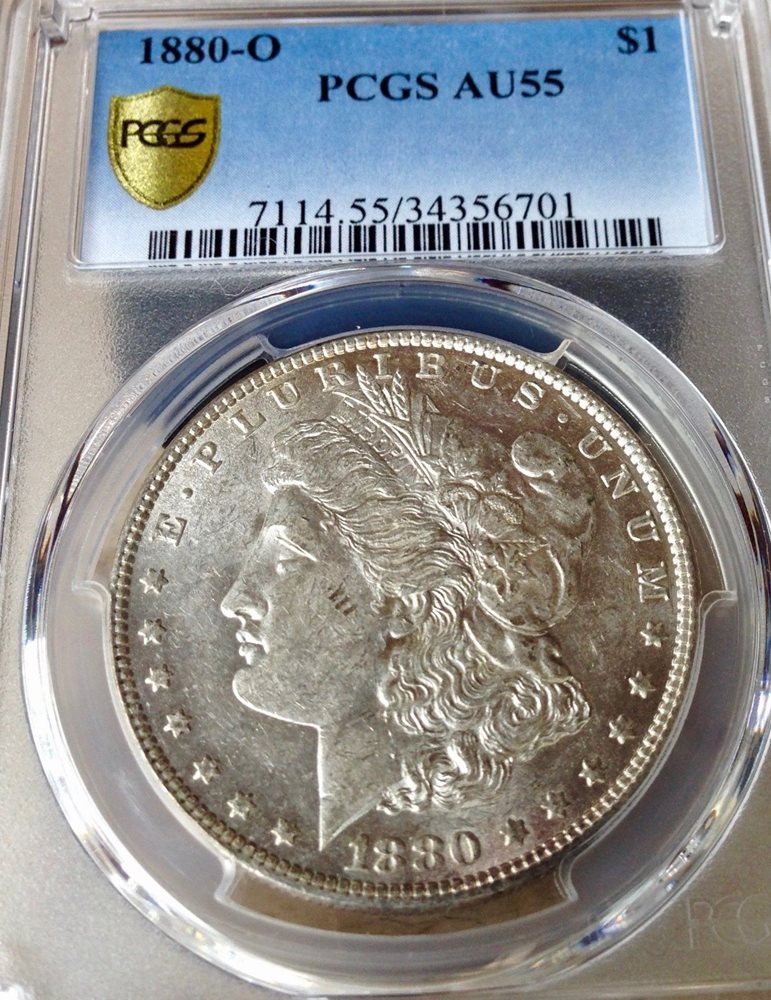 1880-O AU55 MORGAN SILVER DOLLAR, AU55 - PCGS Auction Prices