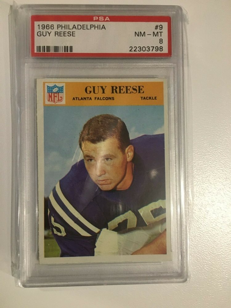 1966 Philadelphia #9 Guy Reese Atlanta Falcons