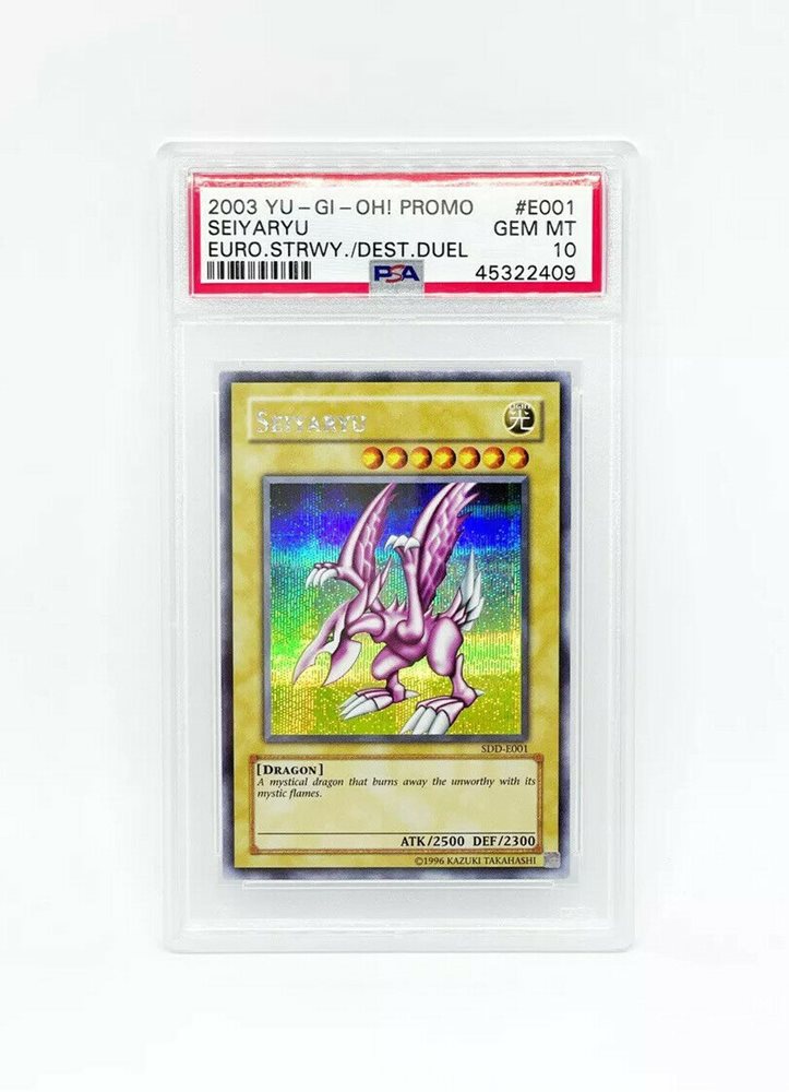 遊戯王OCG デュエルモンスターズ SEIYARYU SDD-E001 ARS10 eBay Auction Item 274669570676 Tcg Cards 2003 Yu-Gi-Oh! Promo