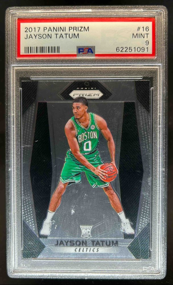 ジェイソン・テイタム 2017 シルバープリズム ルーキーカード PSA9 ジェイソン・テイタム 2017 シルバープリズム ルーキーカード PSA9