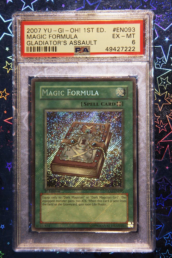 Auction Prices Realized Tcg Cards 07 Yu Gi Oh Gladiator S Assault Magic Formula 1st Edition