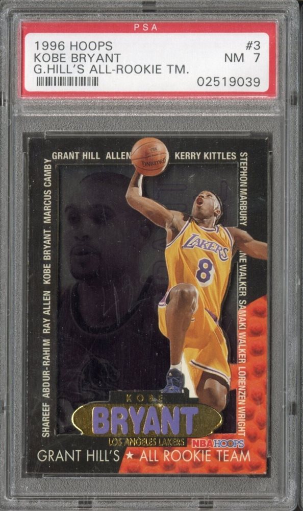 その他 1996-97 Hoops - Grant's All-Rookies Kobe 1996 Hoops Grant Hill's All-Rookie Team Kobe Bryant #3 RC | eBay
