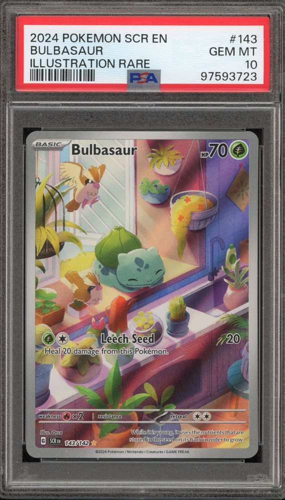 rare bulbasaur pokemon card Amazon.com: Pokemon - Bulbasaur 143/142 Stellar Crown